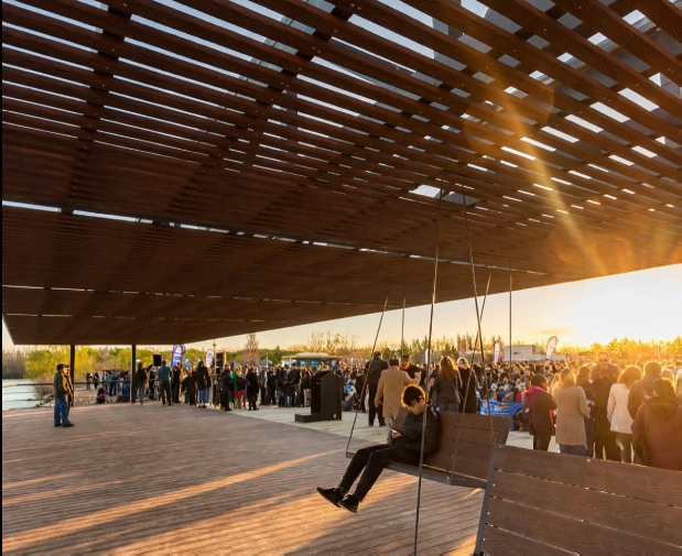 Nuevo mirador sobre el río Neuquén suma una postal para disfrutar la ciudad