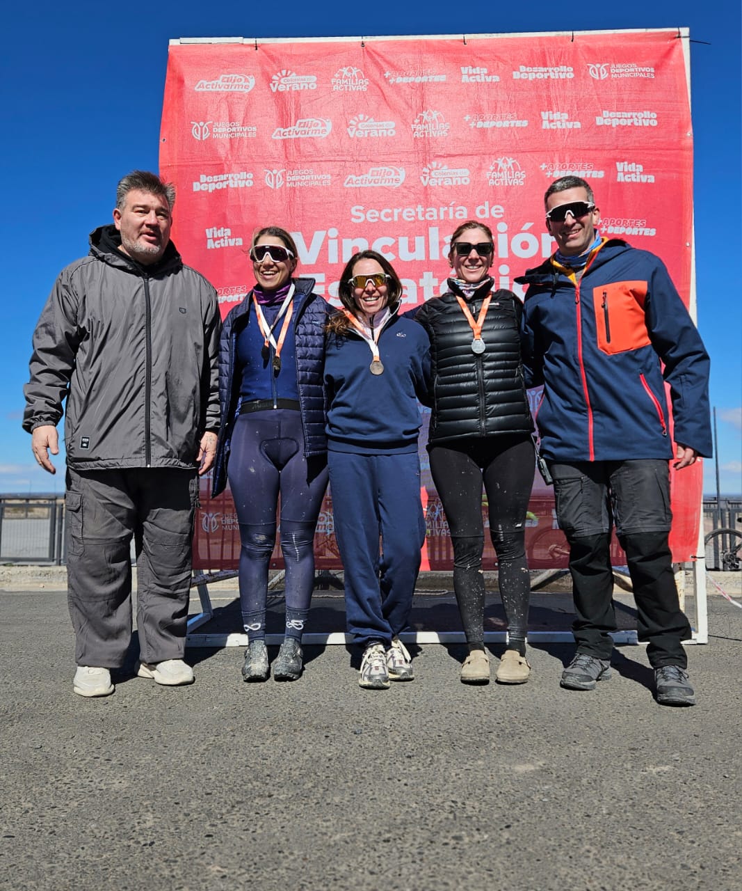 Participantes del Neuquén Race MTB durante la competencia