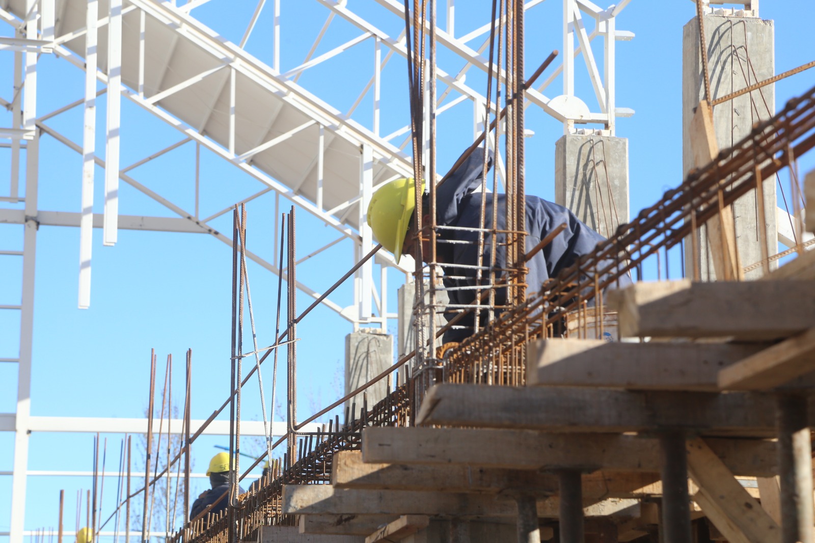 Obras del nuevo SAF de Melipal