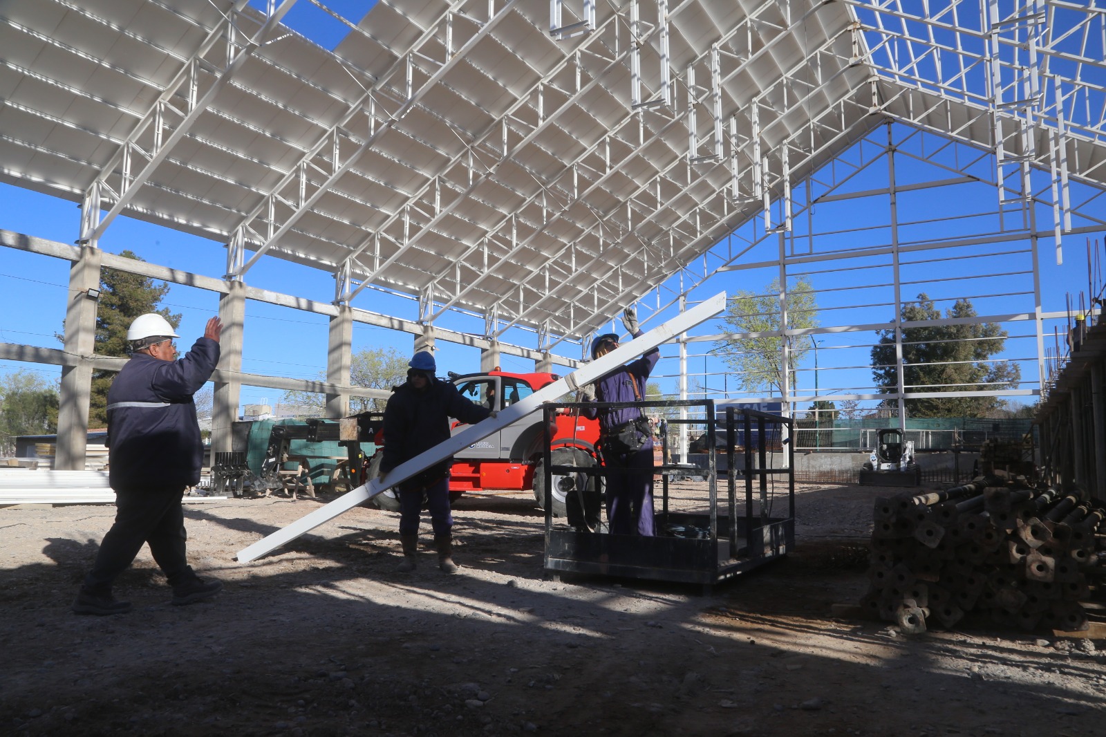Avance de la construcción del SAF de Melipal